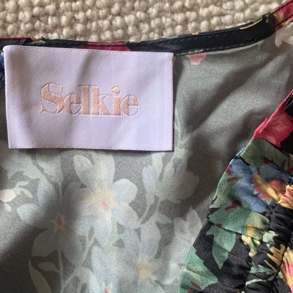NEW Selkie The Puck Poet Slip Midi Dress - Picture 9 of 15